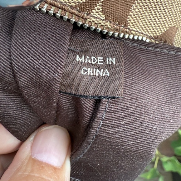 Coach Y2K Mini Double Legacy Signature Hobo w/ Dual Turn-Lock Pockets & Dust Bag - Picture 8 of 10